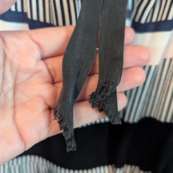 Kate Spade Bay Stripe Tie Back Sleeveless Flare Dress.  - Picture 5 of 6